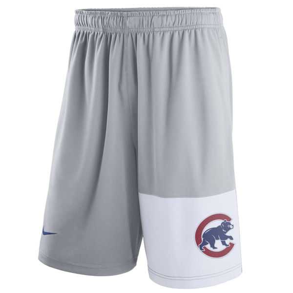 Men's Chicago Cubs Nike Gray Dry Fly Shorts,We sell and wholesale Men's Chicago Cubs Nike Gray Dry Fly Shorts on line form chian!